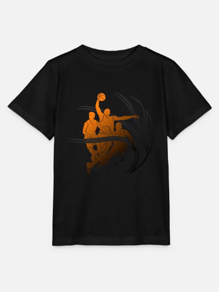 COOL BASKETBALL BASKETBALLER BASKETBALLSPIELER - Stanley/Stella Kinder T-Shirt MINI CREATOR  - Schwarz