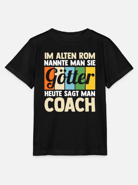 Mannschaft Trainer Und Coach - Stanley/Stella Kinder T-Shirt MINI CREATOR  - Schwarz