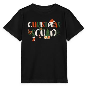 Weihnachten Squad Santa Funny Xmas Familie Match - Stanley/Stella Kinder T-Shirt MINI CREATOR  - Schwarz - Vorne - Mikhail (115cm)