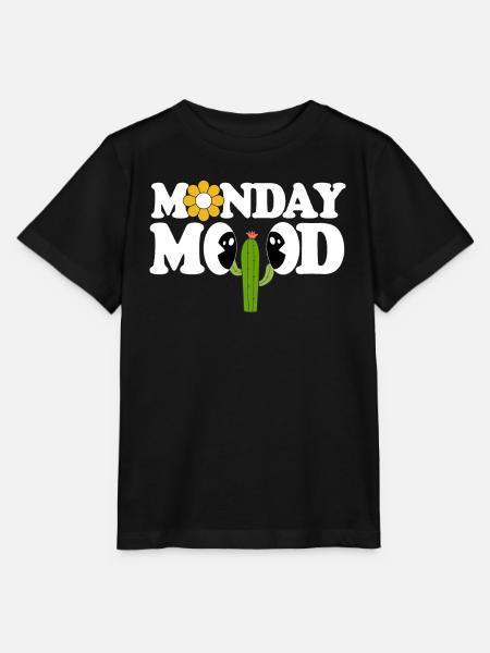 Monday Mood - Stanley/Stella Kinder T-Shirt MINI CREATOR - Schwarz