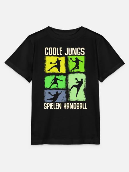 Handball Geschenk Handballer Junge Handballspieler - Stanley/Stella Kinder T-Shirt MINI CREATOR - Schwarz
