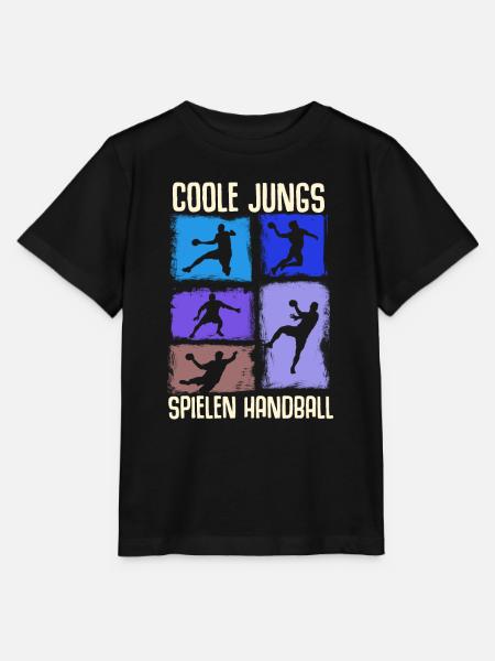 Handball Geschenk Handballer Junge Handballspieler - Stanley/Stella Kinder T-Shirt MINI CREATOR - Schwarz
