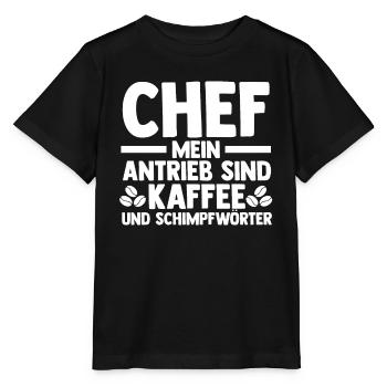 Arbeit Kollegen Büro Teamleiter Führungskraft Chef - Stanley/Stella Kinder T-Shirt MINI CREATOR  - Schwarz - Vorne - Mikhail (115cm)