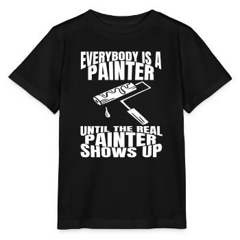 Painters and varnishers Brushes Painting Painting - Stanley/Stella MINI CREATOR Kids’ T-Shirt - black - Front - Mikhail (115cm)