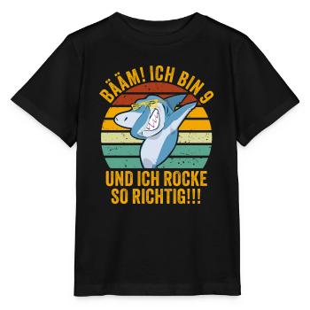 9 Jahre Junge Geschenk 9. Geburtstag Neun Neunter - Stanley/Stella Kinder T-Shirt MINI CREATOR  - Schwarz - Vorne - Mikhail (115cm)