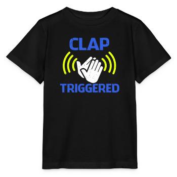 Klatschen Ausgelöster Gag Komiker Lustiger Streich Stolzer Witz - Stanley/Stella Kinder T-Shirt MINI CREATOR  - Schwarz - Vorne - Mikhail (115cm)
