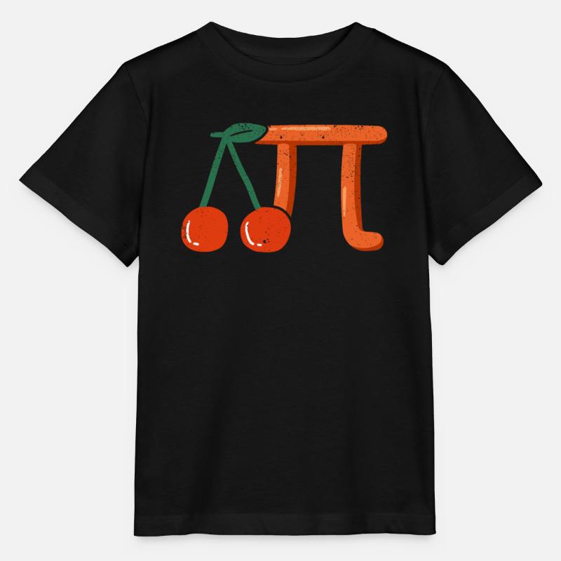 Kirsche Happy Pi Day Math Science Stem Teacher - Stanley/Stella Kinder T-Shirt MINI CREATOR  - Schwarz