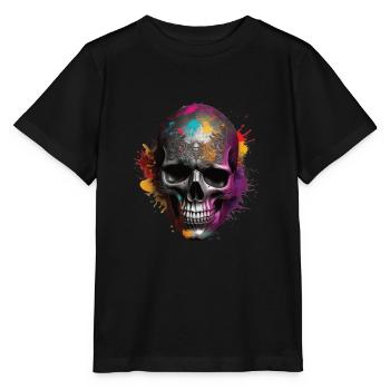 Skulls Skull Skull Skull Bones - Stanley/Stella MINI CREATOR Kids’ T-Shirt - black - Front - Mikhail (115cm)