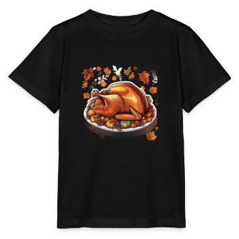 Action de grâce - T-shirt bio MINI CREATOR Stanley/Stella Enfant - noir - Devant - Mikhail (115cm)