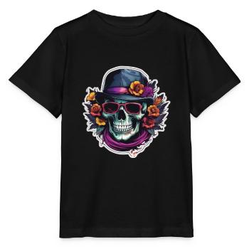 Skull Sunglasses Skulls Skull Skulls Skulls - Stanley/Stella MINI CREATOR Kids’ T-Shirt - black - Front - Mikhail (115cm)