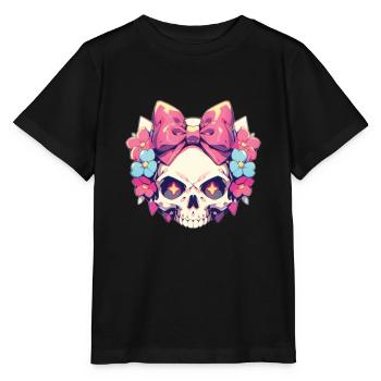 Skulls - Stanley/Stella Kinder T-Shirt MINI CREATOR  - Schwarz - Vorne - Mikhail (115cm)