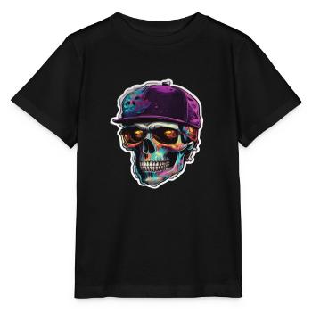 Skull Sunglasses Skulls Skull Skulls Skulls - Stanley/Stella MINI CREATOR Kids’ T-Shirt - black - Front - Mikhail (115cm)
