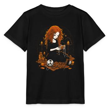Zombies artisanaux effrayants pour Halloween - T-shirt bio MINI CREATOR Stanley/Stella Enfant - noir - Devant - Mikhail (115cm)