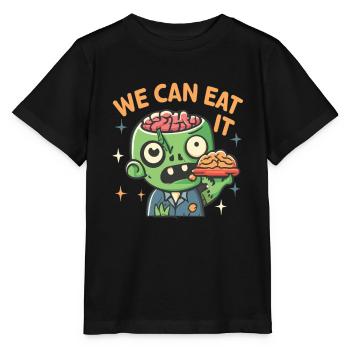 Nous pouvons le manger zombie Halloween zombies - T-shirt bio MINI CREATOR Stanley/Stella Enfant - noir - Devant - Mikhail (115cm)