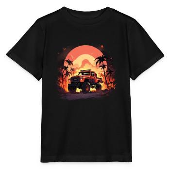 Monster truck - T-shirt bio MINI CREATOR Stanley/Stella Enfant - noir - Devant - Mikhail (115cm)