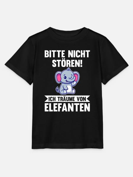 Elefant Elefanten - Stanley/Stella Kinder T-Shirt MINI CREATOR  - Schwarz