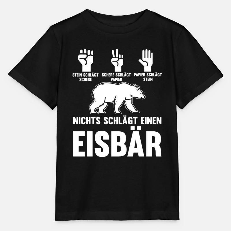 Eisbär Eisbären - Stanley/Stella Kinder T-Shirt MINI CREATOR  - Schwarz
