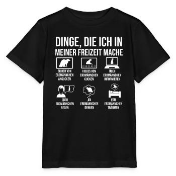 Erdmännchen - Stanley/Stella Kinder T-Shirt MINI CREATOR  - Schwarz - Vorne - Mikhail (115cm)