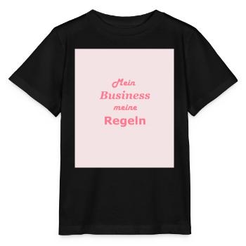 Mein Business meine Regeln - Stanley/Stella Kinder T-Shirt MINI CREATOR  - Schwarz - Vorne - Mikhail (115cm)