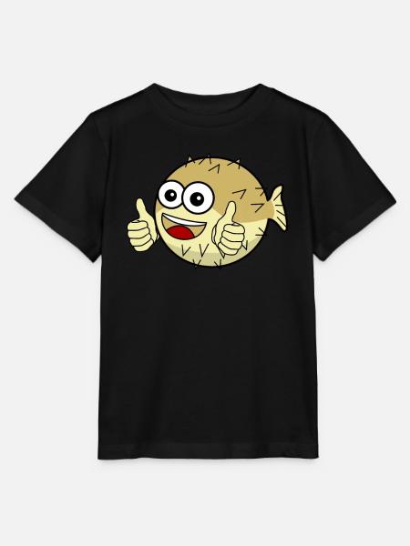 Pufferfish - T-shirt MINI CREATOR barn från Stanley/Stella - svart