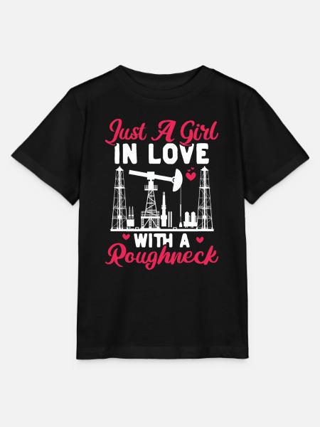 Ölfeldarbeiter Rig Roughneck Ölfeldfrau - Stanley/Stella Kinder T-Shirt MINI CREATOR - Schwarz