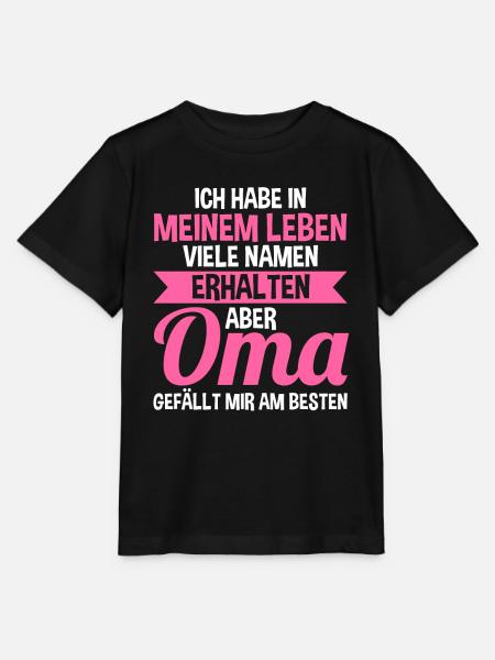 Großmutter Oma - Stanley/Stella Kinder T-Shirt MINI CREATOR - Schwarz