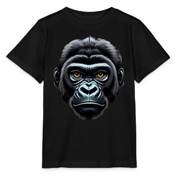 Gorilla - Stanley/Stella MINI CREATOR Kids’ T-Shirt - black - Front - Mikhail (115cm)