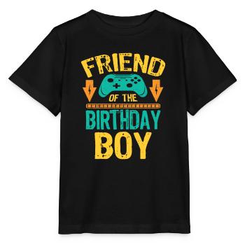 Companion Of the Birthday Boy Gaming Family gift - Stanley/Stella Kinder T-Shirt MINI CREATOR  - Schwarz - Vorne - Mikhail (115cm)