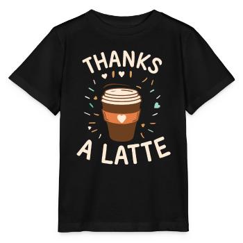 Merci A Latte - T-shirt bio MINI CREATOR Stanley/Stella Enfant - noir - Devant - Mikhail (115cm)