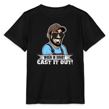 En cas de doute, jetez-le! - T-shirt bio MINI CREATOR Stanley/Stella Enfant - noir - Devant - Mikhail (115cm)