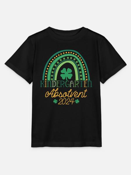 Kindergarten Absolvent 2024 Regenbogen Einschulung - Stanley/Stella Kinder T-Shirt MINI CREATOR  - Schwarz