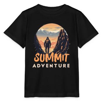 SUMMIT ADVENTURE - Stanley/Stella MINI CREATOR Kids’ T-Shirt - black - Front - Mikhail (115cm)