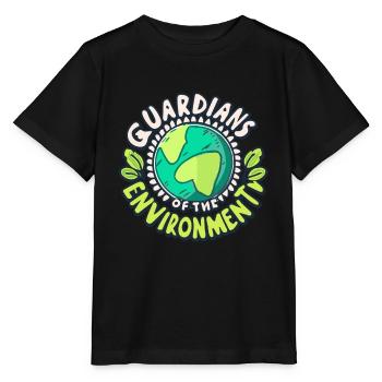 GUARDIANS OF THE ENVIRONMENT - Stanley/Stella MINI CREATOR Kids’ T-Shirt - black - Front - Mikhail (115cm)