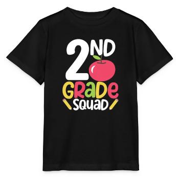 2nd Grade Squad Second Teacher Student Team Back - Stanley/Stella MINI CREATOR Kids’ T-Shirt - black - Front - Mikhail (115cm)