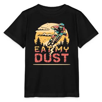 VTT Descente Mange ma poussière - T-shirt bio MINI CREATOR Stanley/Stella Enfant - noir - Devant - Mikhail (115cm)