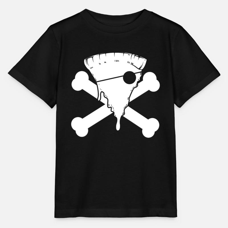 Pizza Pirate - T-shirt bio MINI CREATOR Stanley/Stella Enfant - noir