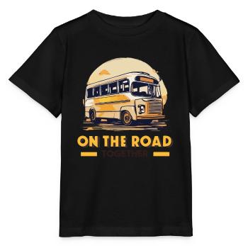 ENSEMBLE SUR LA ROUTE - T-shirt bio MINI CREATOR Stanley/Stella Enfant - noir - Devant - Mikhail (115cm)