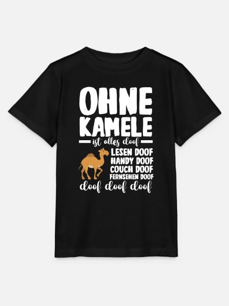 Kamel - Stanley/Stella Kinder T-Shirt MINI CREATOR - Schwarz