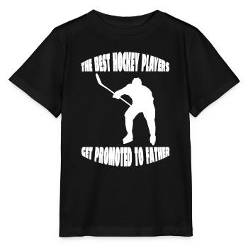 Joueur de hockey sur glace Fan de hockey sur glace Équipe de hockey sur glace - T-shirt bio MINI CREATOR Stanley/Stella Enfant - noir - Devant - Mikhail (115cm)