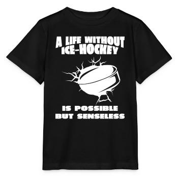 Équipe de hockey sur glace Joueur de hockey sur glace Fan de hockey sur glace - T-shirt bio MINI CREATOR Stanley/Stella Enfant - noir - Devant - Mikhail (115cm)