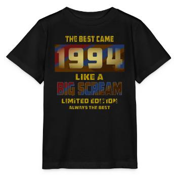 YEAR YEAR 1994 - Stanley/Stella MINI CREATOR Kids’ T-Shirt - black - Front - Mikhail (115cm)