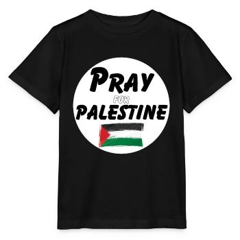 Pray for the Palestinians | Pray for Palestine - Stanley/Stella MINI CREATOR Kids’ T-Shirt - black - Front - Mikhail (115cm)