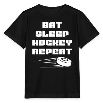 Joueur de hockey sur glace Fan de hockey Équipe de hockey sur glace Hockey sur glace - T-shirt bio MINI CREATOR Stanley/Stella Enfant - noir - Devant - Mikhail (115cm)