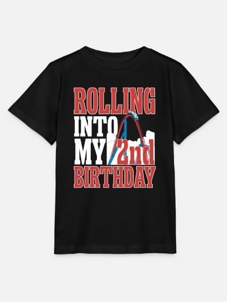 Achterbahn Rollercoaster Freizeitpark - Stanley/Stella Kinder T-Shirt MINI CREATOR  - Schwarz