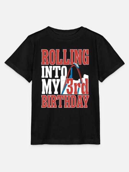 Achterbahn Rollercoaster Freizeitpark - Stanley/Stella Kinder T-Shirt MINI CREATOR - Schwarz