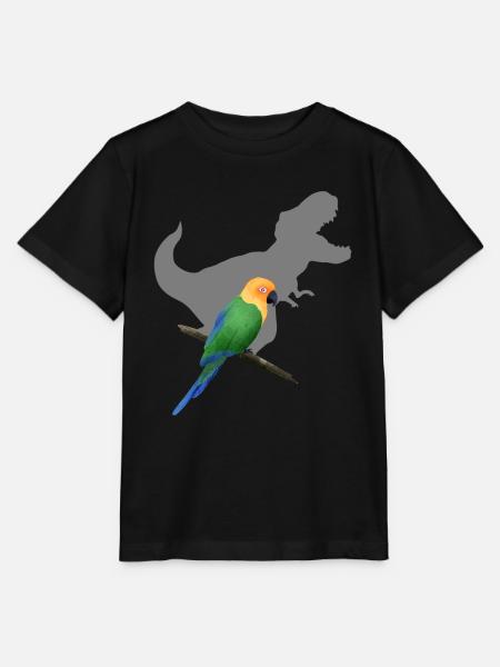 T-Rex shadow parrot - Stanley/Stella Kinder T-Shirt MINI CREATOR  - Schwarz