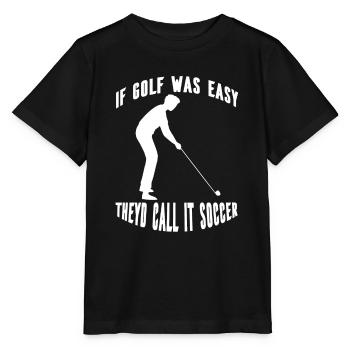 Golfers Golf Golf Club Golf Course Golf - Stanley/Stella MINI CREATOR Kids’ T-Shirt - black - Front - Mikhail (115cm)