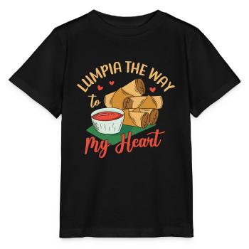 Philippines Lumpia Lovers Cuisine philippine - T-shirt bio MINI CREATOR Stanley/Stella Enfant - noir - Devant - Mikhail (115cm)
