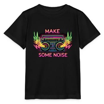 Make Some Noise 90s 90s 90s 90s Party 90s - Stanley/Stella MINI CREATOR Kids’ T-Shirt - black - Front - Mikhail (115cm)