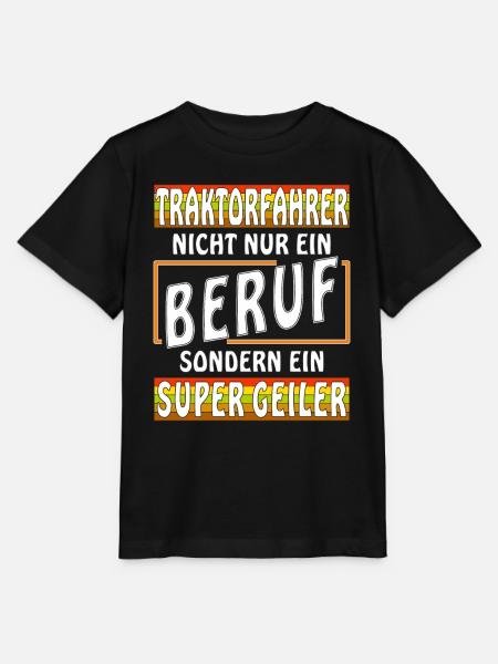 Beruf Traktorfahrer - Stanley/Stella Kinder T-Shirt MINI CREATOR - Schwarz